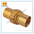 China Supplier Female with Smooth Hose Tail Brass DIN Coupling